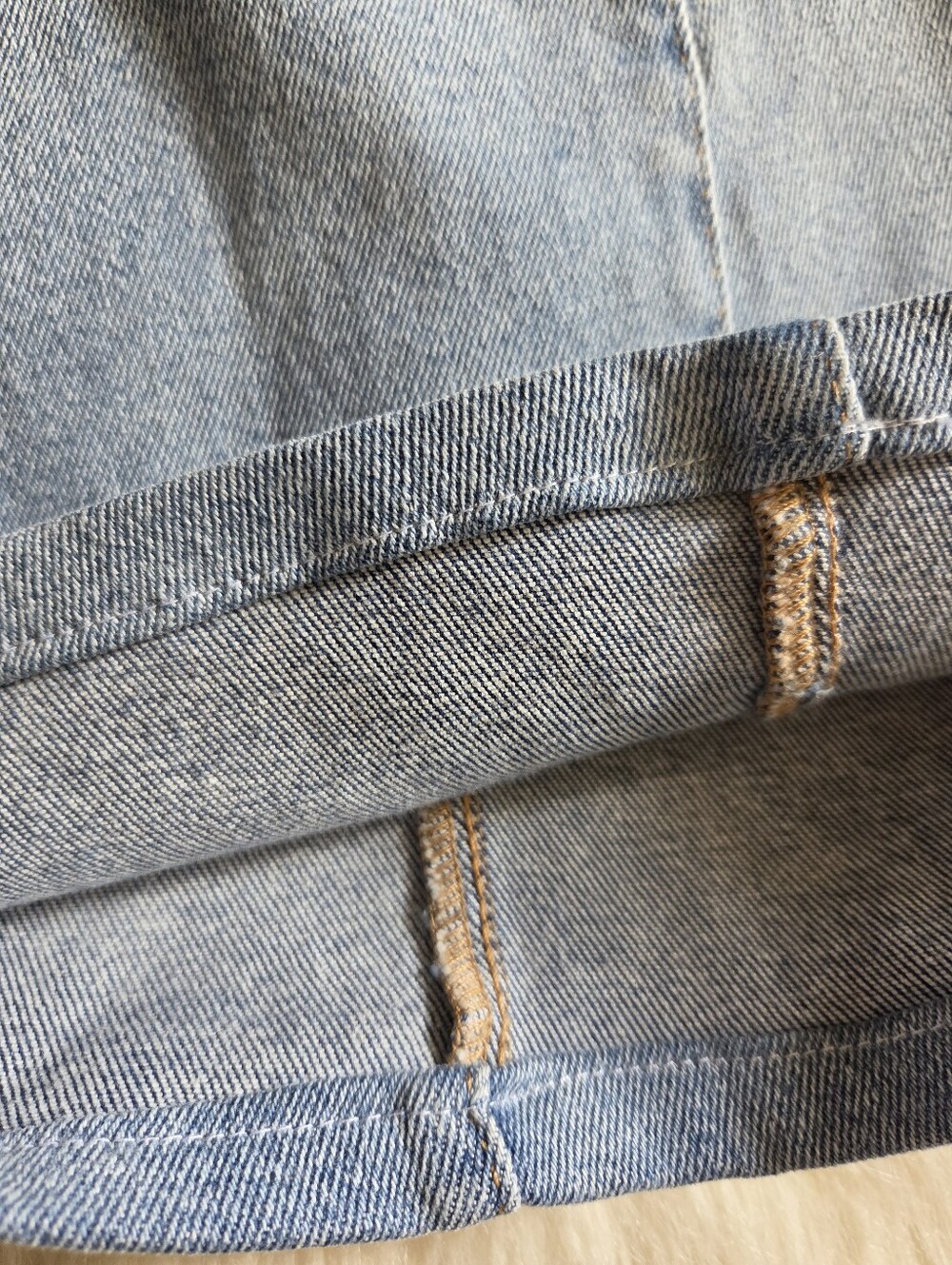 Good American Good Petite Palazzo Jeans Size 27 SHORT - HEMMED - CROPPED - Picture 9 of 15